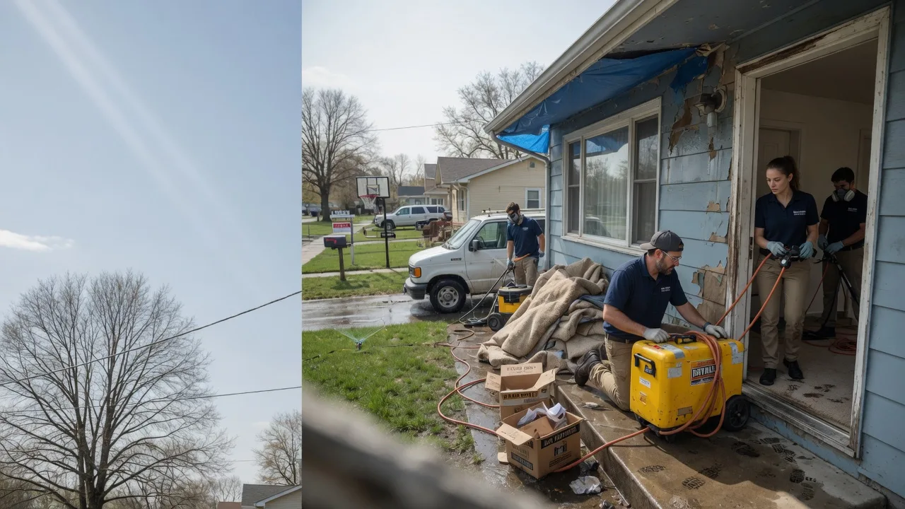 Basement Flood Cleanup in Dighton, KS near me